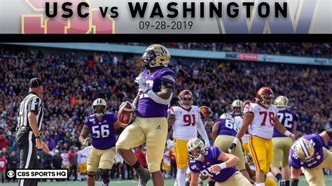 university of washington vs usc